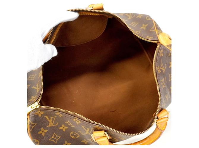 Borsa Louis Vuitton Monogram Speedy 40 Marrone - vista 4