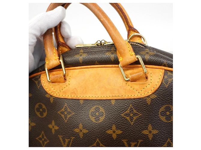 Borsa Louis Vuitton Monogram Trouville Marrone - vista 11