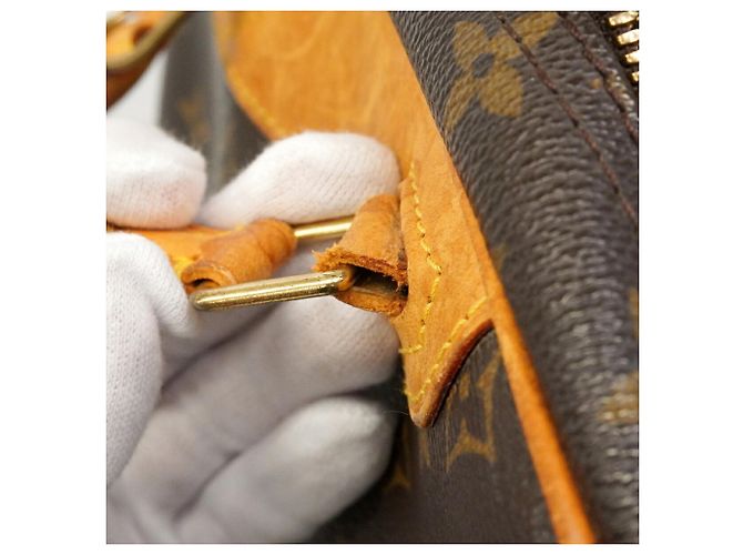 Borsa Louis Vuitton Monogram Trouville Marrone - vista 8
