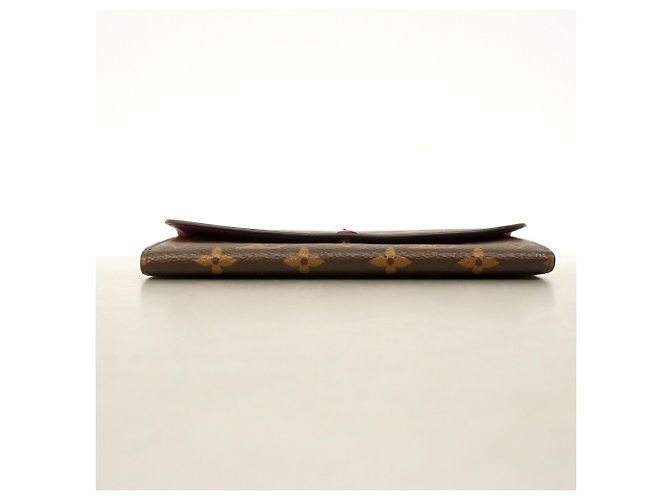 Louis Vuitton Monogram Portefeuille Emilie Long Wallet Marrone Fuschia - vista 3