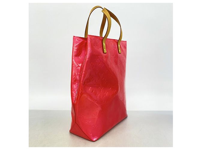 Borsa Tote Louis Vuitton Vernis Lead MM Fuschia - vista 2