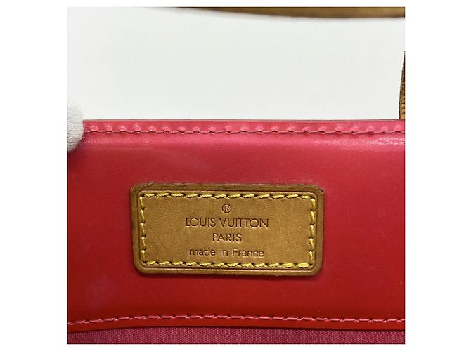 Borsa Tote Louis Vuitton Vernis Lead MM Fuschia - vista 5