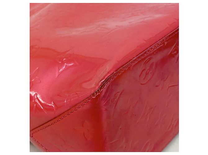 Borsa Tote Louis Vuitton Vernis Lead MM Fuschia - vista 6