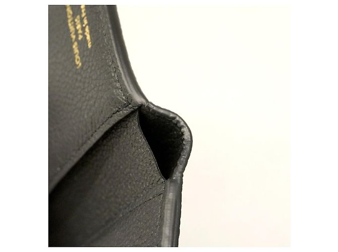 Cartera Tri-Fold Louis Vuitton Negro Beige - vista 6