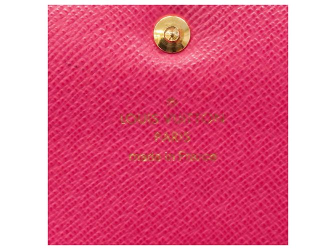 Louis Vuitton Monogram Portefeuille Emilie Long Wallet Marrone Rosa - vista 5