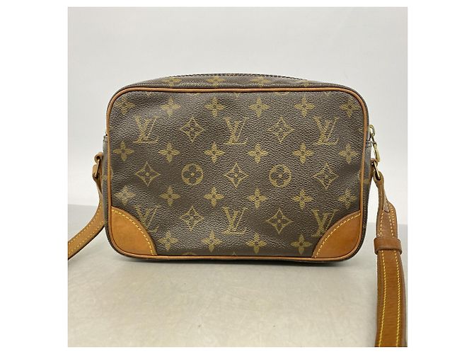 Borsa a tracolla Louis Vuitton Monogram Trocadero 24 Marrone - vista 12