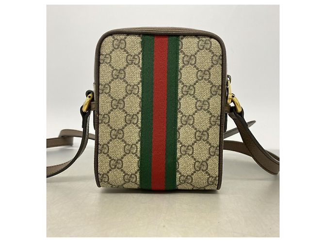 Borsa a tracolla Gucci Ophidia Marrone - vista 12
