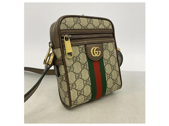 Borsa a tracolla Gucci Ophidia Marrone - vista 2