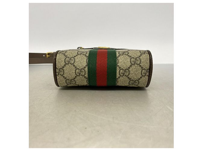 Borsa a tracolla Gucci Ophidia Marrone - vista 3
