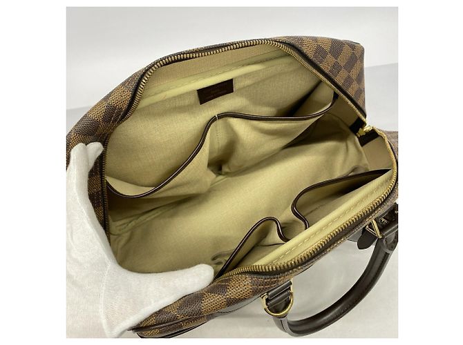 Borsa Louis Vuitton Damier Deauville Damier ebene - vista 4
