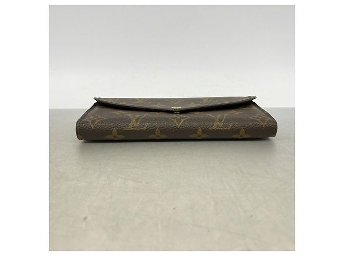 Louis Vuitton Monogram Portefeuille Sarah Long Wallet Marrone - vista 2