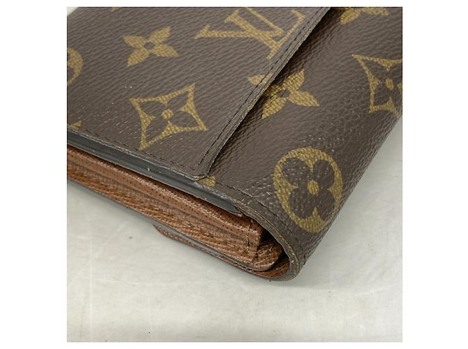 Louis Vuitton Monogram Portefeuille Sarah Long Wallet Marrone - vista 5