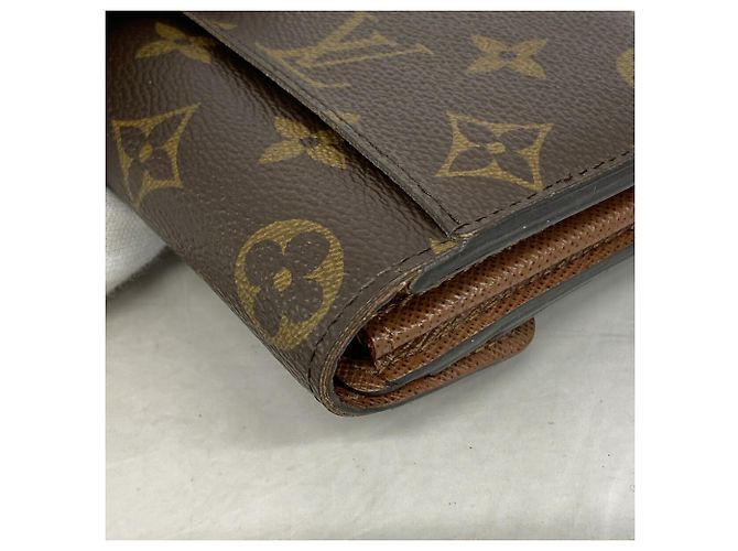 Louis Vuitton Monogram Portefeuille Sarah Long Wallet Marrone - vista 6