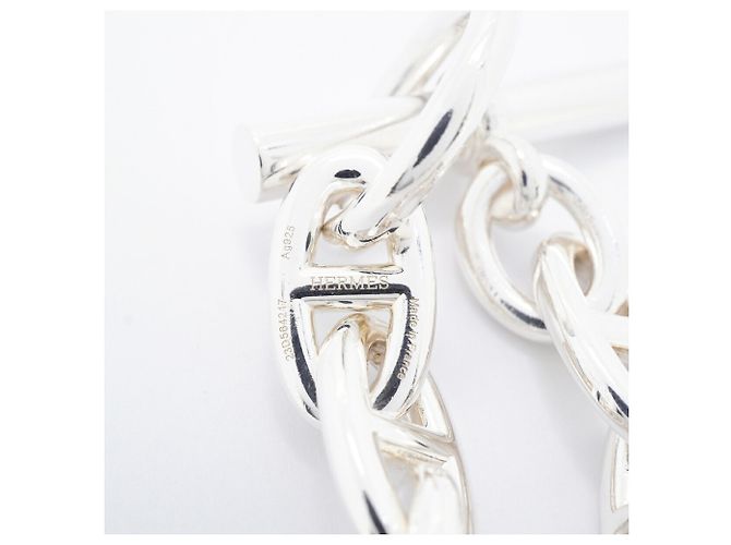Hermès Bracciale Hermes Chaine d'Ancre GM Silver - vista 5