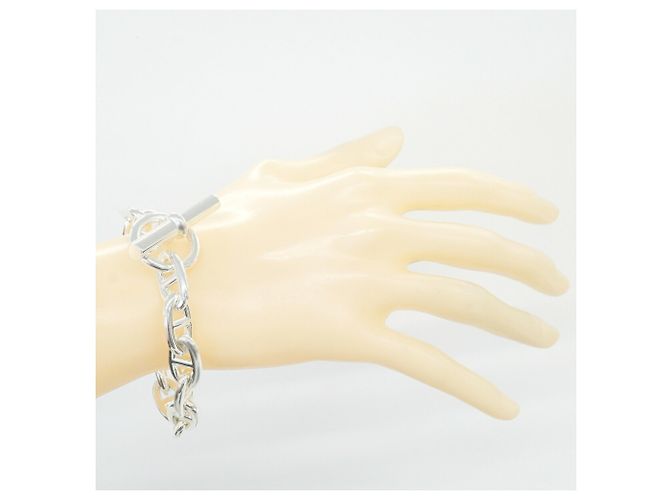 Hermès Bracciale Hermes Chaine d'Ancre GM Silver - vista 9