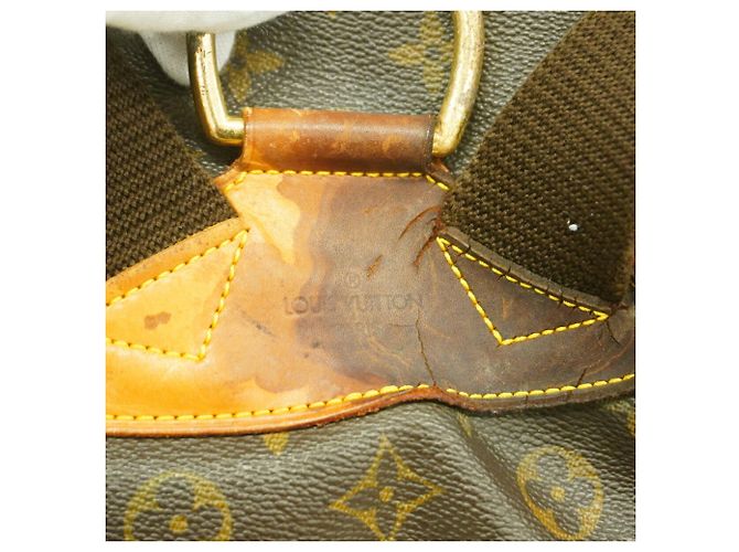 Zaino Louis Vuitton Monogram Montsouris GM M51135 Marrone - vista 6