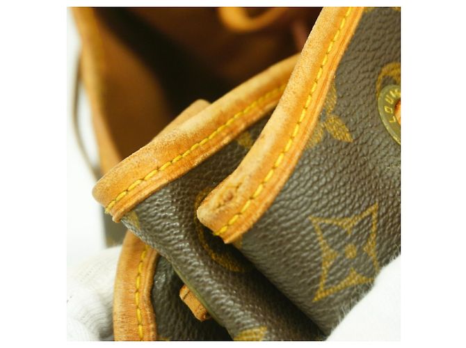 Zaino Louis Vuitton Monogram Montsouris GM M51135 Marrone - vista 8