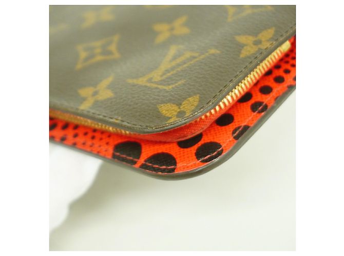 Louis Vuitton Monogram Portefeuille Insolite Long Wallet Rosso - vista 8