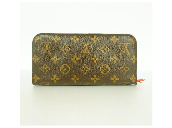 Louis Vuitton Monogram Portefeuille Insolite Long Wallet Rosso - vista 9