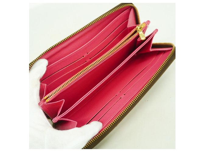 Louis Vuitton Monogram Zippy Wallet M60936 - Grenade Rosso - vista 3