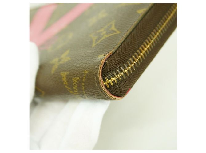 Louis Vuitton Monogram Zippy Wallet M60936 - Grenade Rosso - vista 5