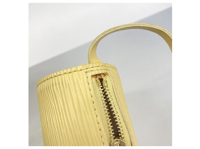 Borsa Louis Vuitton Epi Soufflot Giallo - vista 12
