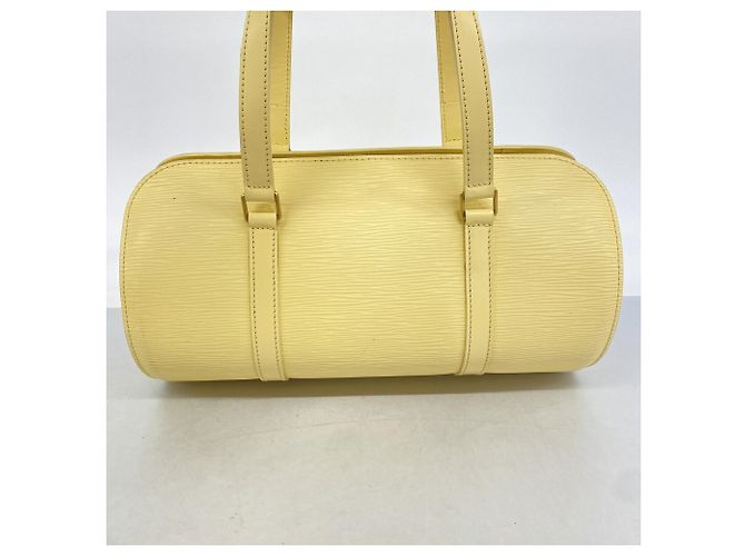 Borsa Louis Vuitton Epi Soufflot Giallo - vista 13