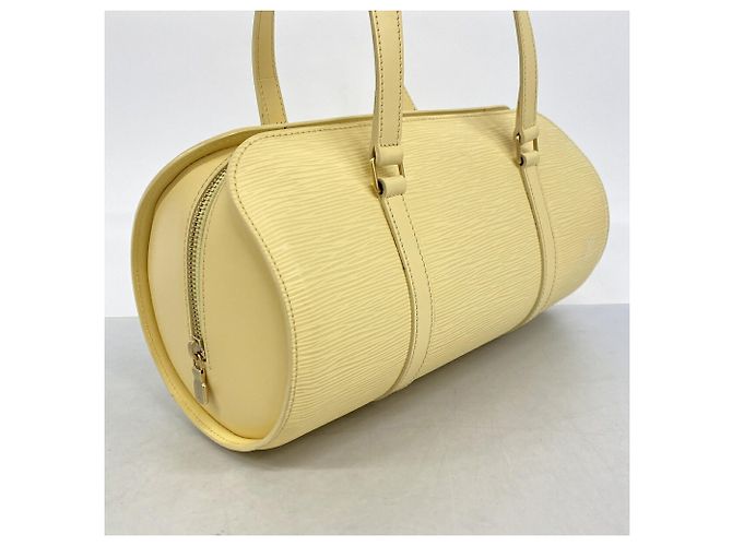 Borsa Louis Vuitton Epi Soufflot Giallo - vista 2
