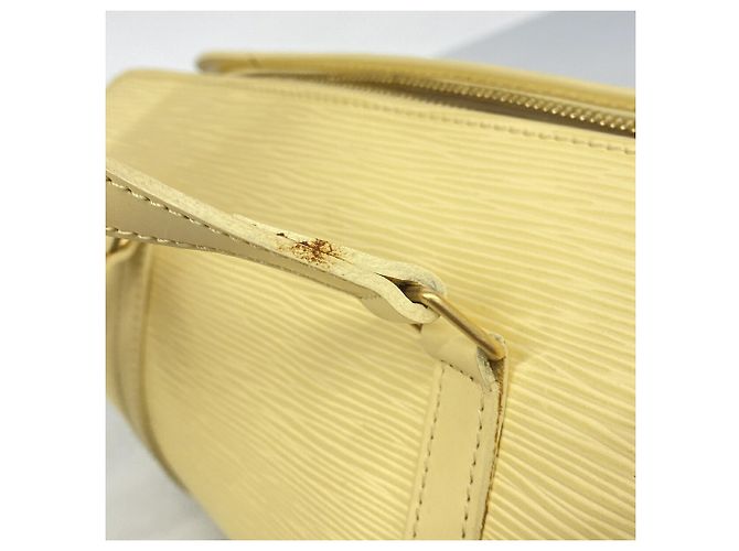 Borsa Louis Vuitton Epi Soufflot Giallo - vista 7