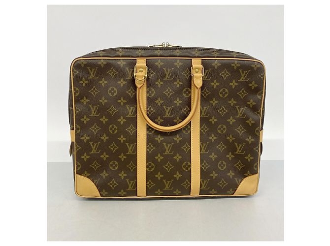 Borsa Portedocuments Voyage Louis Vuitton Monogram Marrone - vista 10