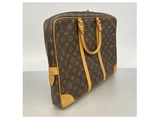 Borsa Portedocuments Voyage Louis Vuitton Monogram Marrone - vista 2