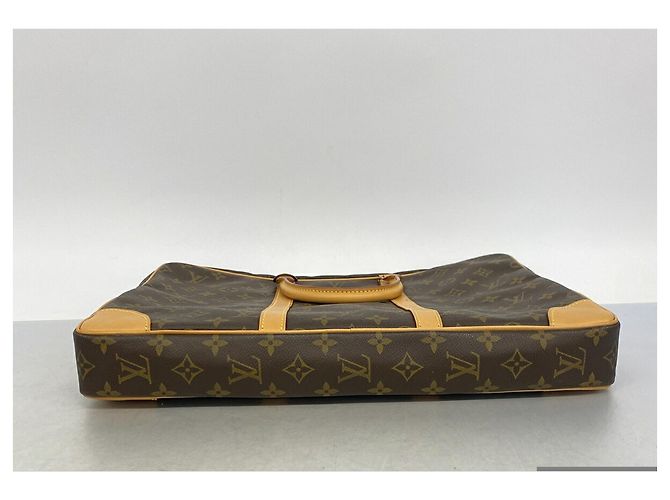Borsa Portedocuments Voyage Louis Vuitton Monogram Marrone - vista 3