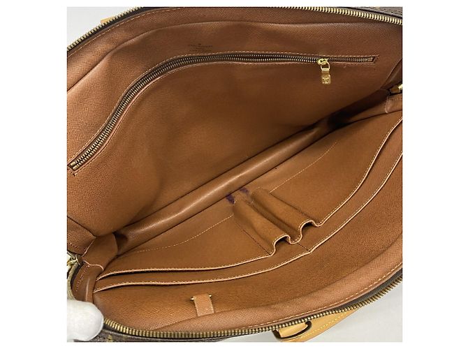 Borsa Portedocuments Voyage Louis Vuitton Monogram Marrone - vista 4