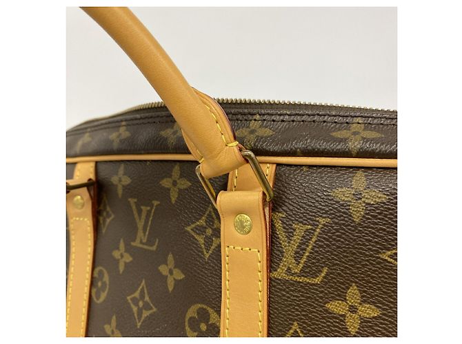 Borsa Portedocuments Voyage Louis Vuitton Monogram Marrone - vista 7
