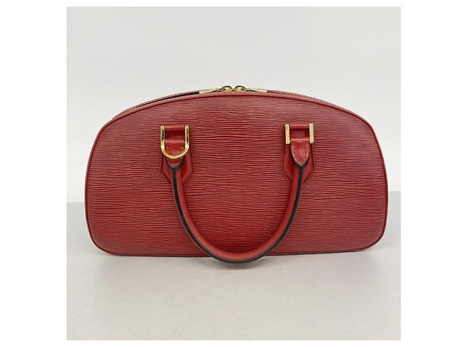 Borsa Louis Vuitton Epi Jasmine in Castilian Red Rosso - vista 10