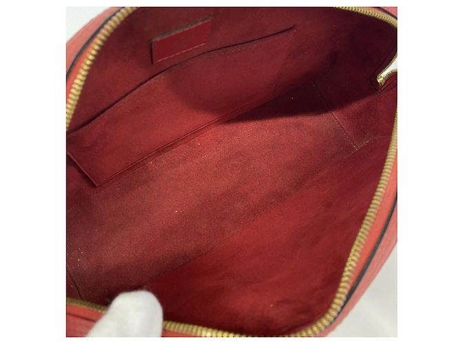 Borsa Louis Vuitton Epi Jasmine in Castilian Red Rosso - vista 4