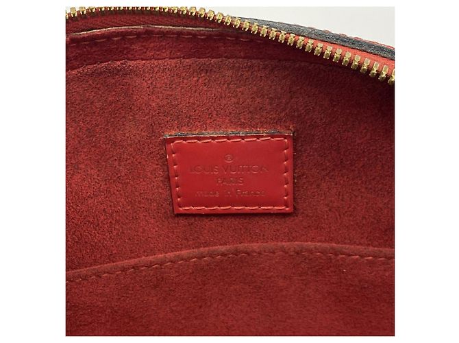 Borsa Louis Vuitton Epi Jasmine in Castilian Red Rosso - vista 5