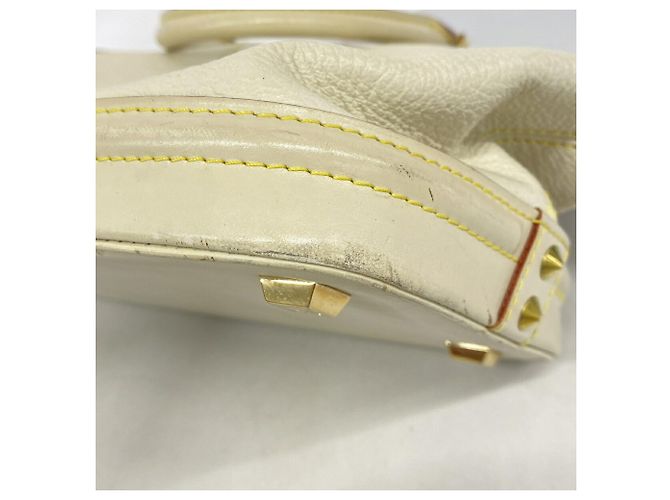 Bolso Louis Vuitton Suhali Lockit MM Blanco - vista 7