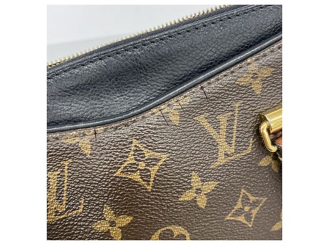 Borsa Louis Vuitton Monogram Pallas MM Marrone - vista 6