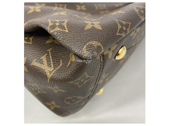Borsa Louis Vuitton Monogram Pallas MM Marrone - vista 7