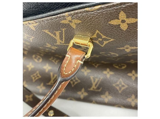 Borsa Louis Vuitton Monogram Pallas MM Marrone - vista 8