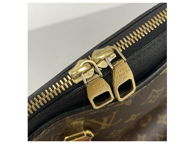Borsa Louis Vuitton Monogram Pallas MM Marrone - vista 9