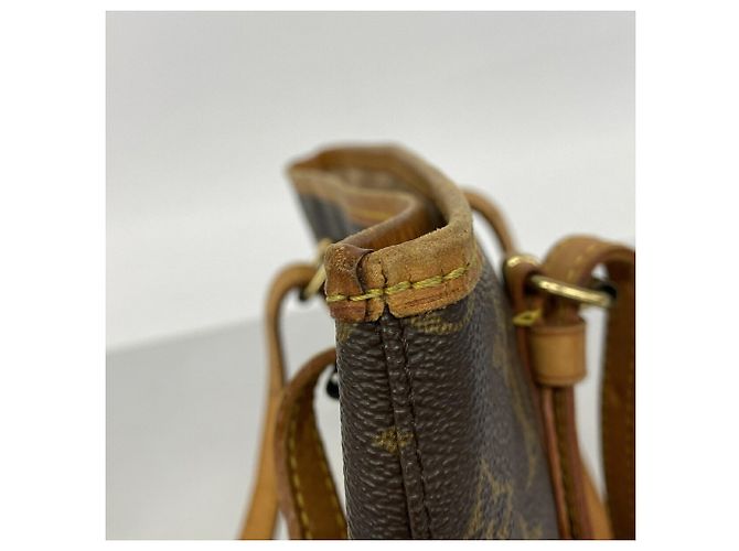 Borsa Tote Louis Vuitton Monogram Bucket PM Marrone - vista 7