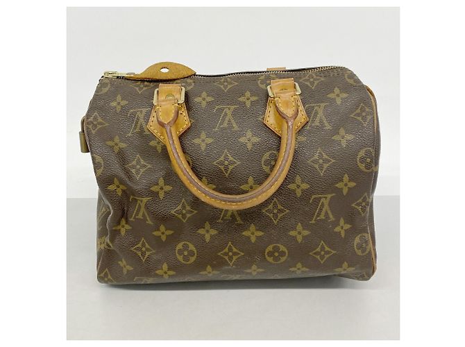 Borsa Louis Vuitton Monogram Speedy 25 Marrone - vista 12