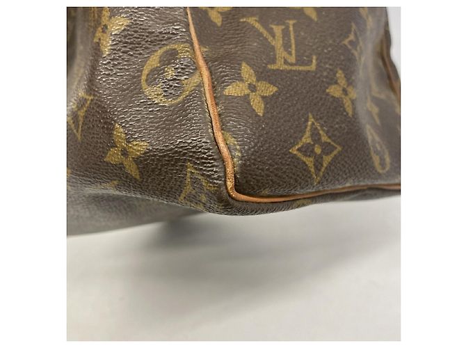 Borsa Louis Vuitton Monogram Speedy 25 Marrone - vista 6