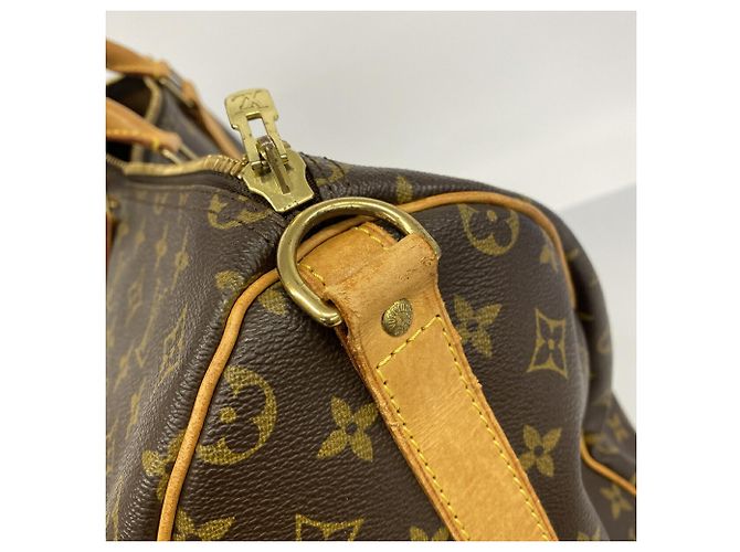 Louis Vuitton Monogram Keepall Bandoulière 50 Marrone - vista 12
