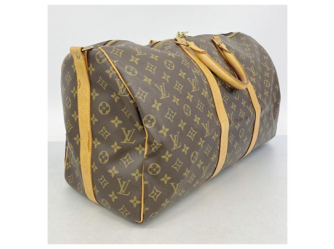 Louis Vuitton Monogram Keepall Bandoulière 50 Marrone - vista 2