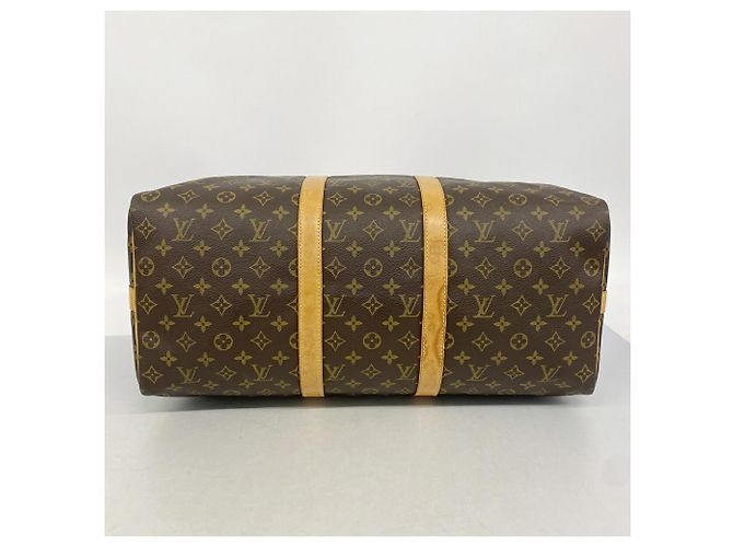 Louis Vuitton Monogram Keepall Bandoulière 50 Marrone - vista 3