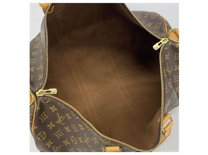 Louis Vuitton Monogram Keepall Bandoulière 50 Marrone - vista 4