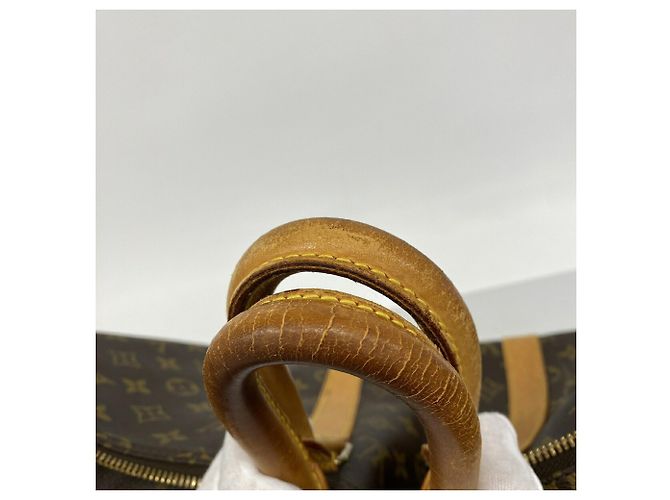 Louis Vuitton Monogram Keepall Bandoulière 50 Marrone - vista 7